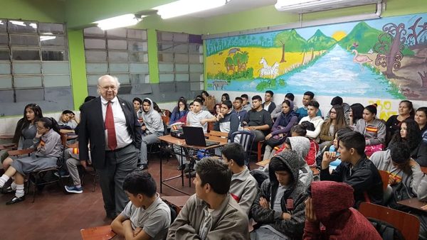 La historia de la ciudad llegó a los colegios España y Nacional San Lorenzo | San Lorenzo Py