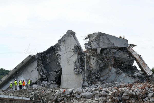 Italia conmemora el primer aniversario del derrumbe del puente de Génova - Mundo - ABC Color