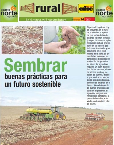Sembrar buenas prácticas para un futuro sostenible  - ABC Rural - ABC Color