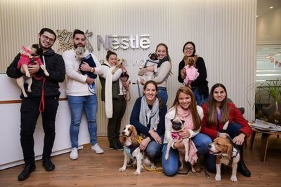 Nestlé Paraguay llevó a cabo la primera jornada de la iniciativa “Pets at Work”