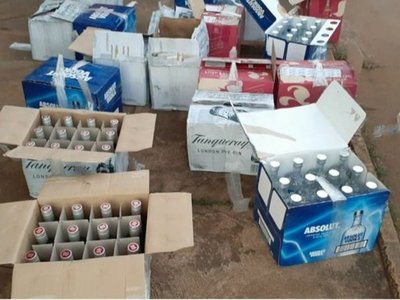 Cayó con contrabando de chupi y dijo que era para una boda