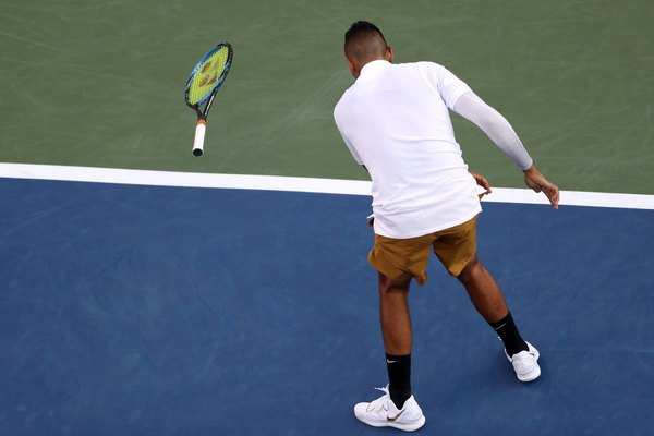 Nick Kyrgios escupió al juez de silla