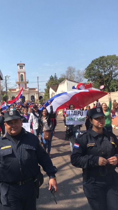 En Atyrá se manifiestan a favor del juicio político - Nacionales - ABC Color