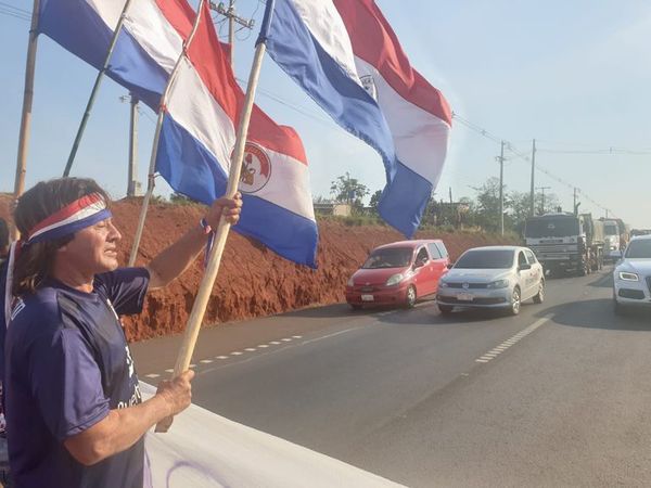 Cierran ruta para pedir juicio político - Nacionales - ABC Color