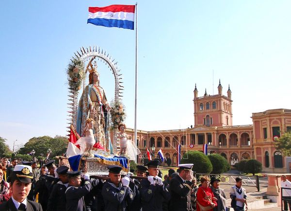 Misa y procesiones para honrar a la santa patrona