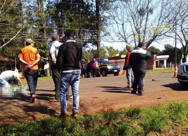 Agente de Caminera murió arrollado ayer