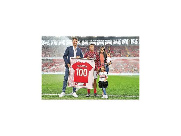 Melgarejo en el club de los 100