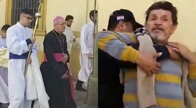Fiscalía liberó a los dos hombres presos por gritarle al arzobispo de Asunción - ADN Paraguayo