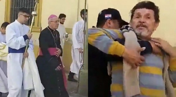 Fiscalía liberó a los dos hombres presos por gritarle al arzobispo de Asunción - ADN Paraguayo
