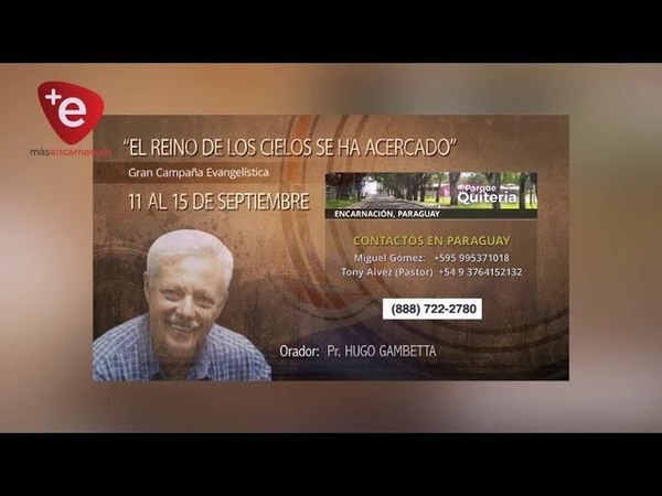 INVITAN A CAMPAÑA EVANGELISTICA EN PARQUE QUITERIA