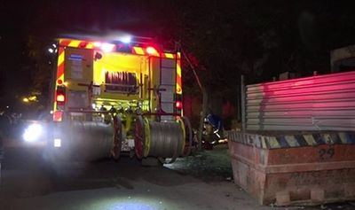 Motociclista chocó contra contenedor en Sajonia
