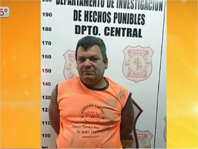 Detienen a supuesto responsable del crimen a un reciclador en Limpio
