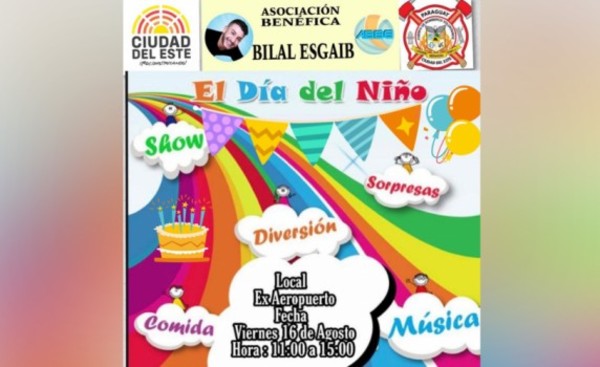 Festejan día del niño en el ex aeropuerto de CDE