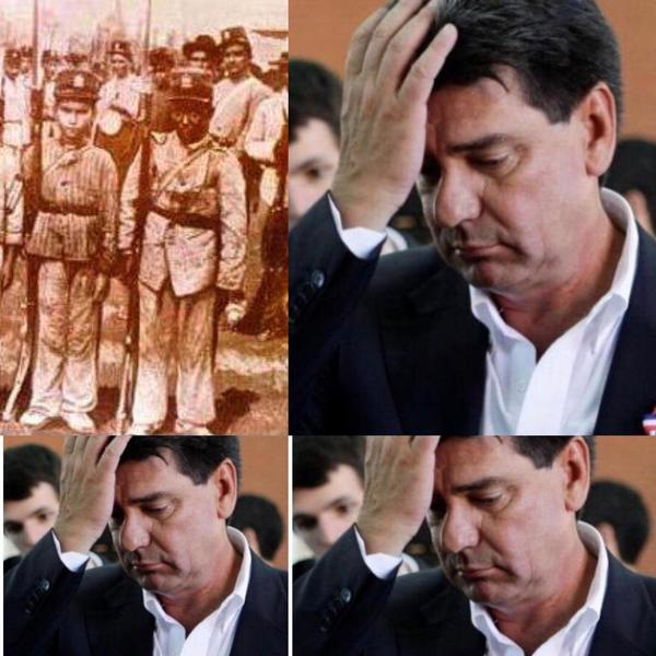 Efraín Alegre confunde mártires de Acosta Ñu con niños colombianos
