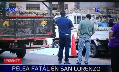 Tiroteo entre fleteros deja un muerto en San Lorenzo
