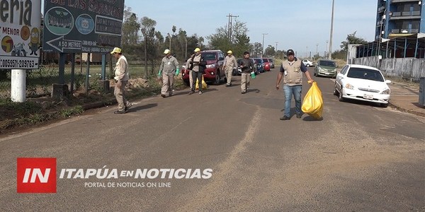 SENEPA REALIZÓ RASTRILLAJE EN ZONA PRIMARIA DE ENCARNACIÓN