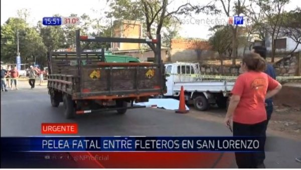 Pelea entre fleteros terminó en tragedia