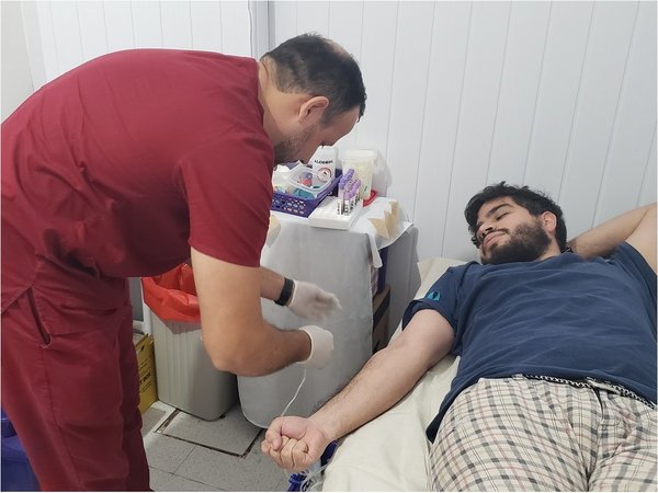 Realizaron jornada de donación de sangre a beneficio de niños