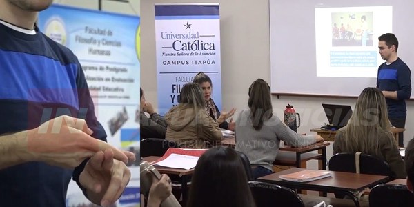 UCI, PRIMERA UNIVERSIDAD DE ITAPÚA EN INCORPORAR “LENGUAJE DE SEÑAS” EN CÁTEDRA UNIVERSITARIA