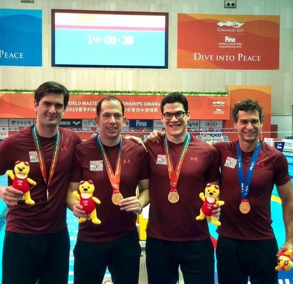 Paraguay conquistó medalla de oro en natación master | .::Agencia IP::.