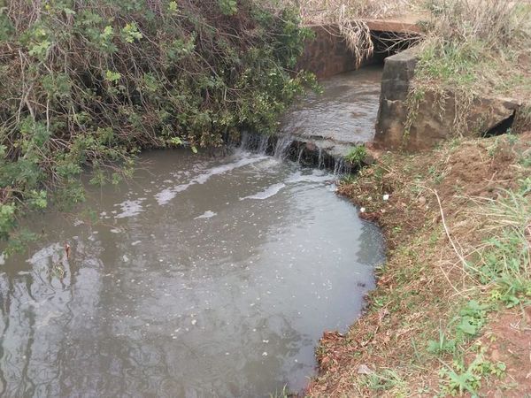 Materia fecal va directamente a un arroyo en Cambyretá  - Nacionales - ABC Color