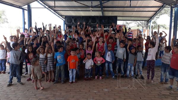 Niños de comunidades rurales celebraron su día en San Pedro