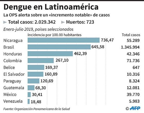 OPS alerta de “notable incremento” de dengue - Internacionales - ABC Color