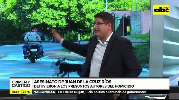 Asesinato de Juan de la Cruz Ríos - Crimen y castigo - ABC Color