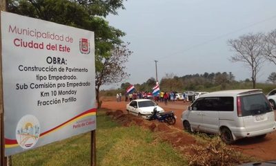 Vecinos reclaman que abandonaron obra de empedrado
