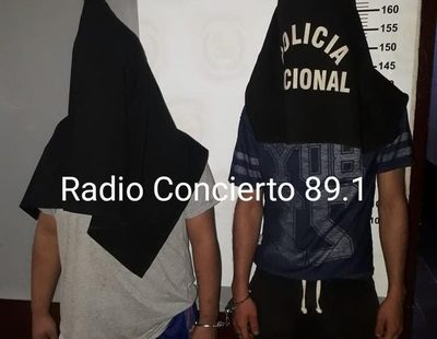Dos conocidos rateros son detenidos con cocaína en Minga Guazú