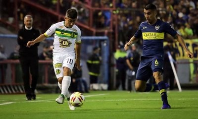 Junior Alonso, gran figura en el triunfo de Boca