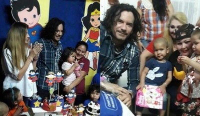 Mario Cimarro Llevó Regalos A Los Niños Del Albergue ‘Rocío Róga’