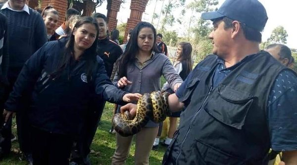 RESCATAN KURIJÚ EN ZONA POBLADA DE CNEL. BOGADO