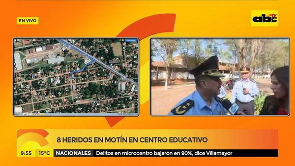 Motín en Centro Correccional de Itauguá - ABC Noticias - ABC Color