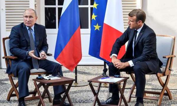 Macron recibe a Putin en vísperas del G7 | .::Agencia IP::.