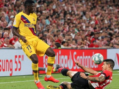 Dembelé, cinco semanas de baja