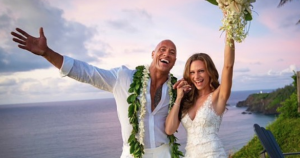 HOY / "La Roca" Johnson y Lauren Hashian se casan "ante" 150 millones de seguidores