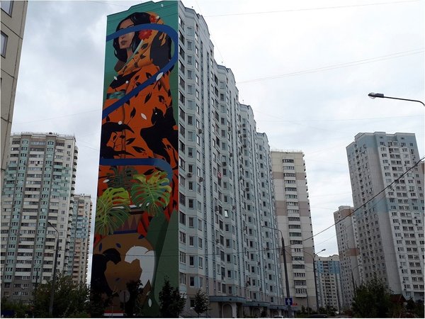 Grafiteros "despiertan" ciudad dormitorio en Moscú
