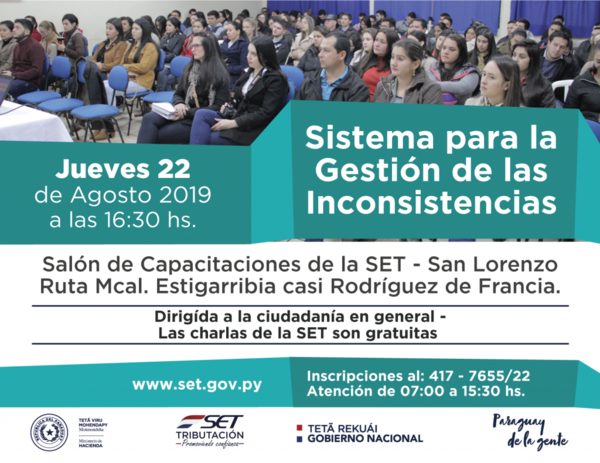 Tributación: jueves capacitación en San Lorenzo | San Lorenzo Py