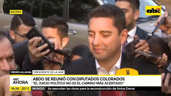 Abdo se reunió con diputados colorados - ABC Noticias - ABC Color