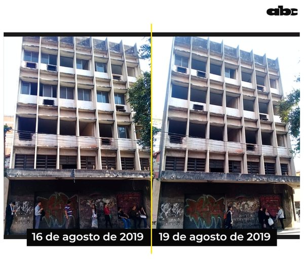 Ladrones se llevan las ventanas de edificio céntrico - Nacionales - ABC Color