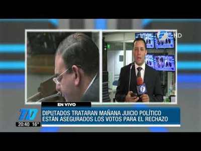 Diputados tratará mañana pedido de juicio político