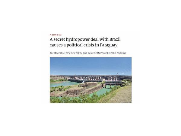 Conflicto por Itaipú llegó a la tradicional publicación inglesa The Economist