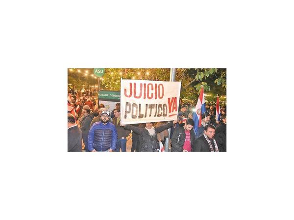 Opositores se movilizan por el juicio