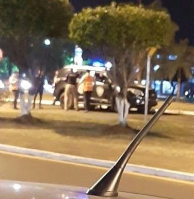 Imágenes muestran que hijo de concejal baleó a policía en Bado - Nacionales - ABC Color