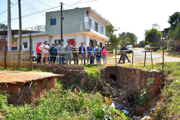 Urge reparación de un peligroso tramo en Villarrica - Nacionales - ABC Color