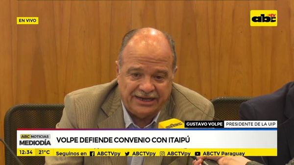 Volpe defiende postura de la UIP sobre el acta entreguista - Nacionales - ABC Color