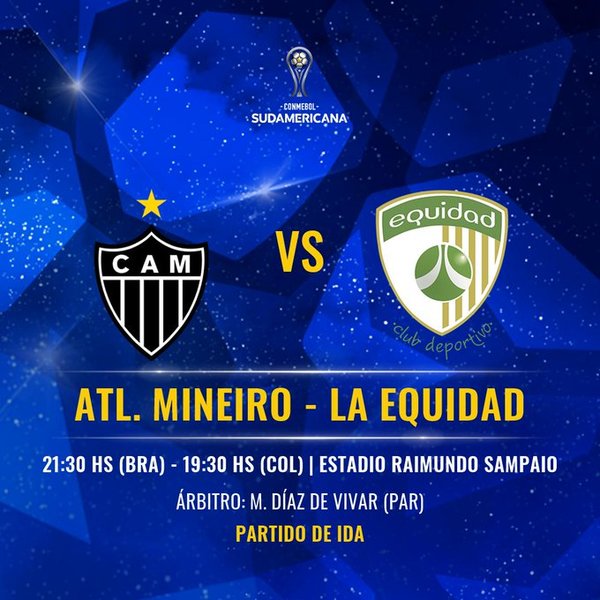 Copa Sudamericana: Terna paraguaya para Mineiro - La Equidad - .::RADIO NACIONAL::.