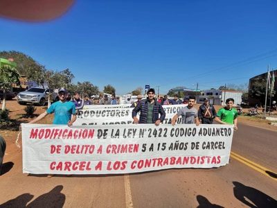 EN PIRAPEY 45 PIDEN CÁRCEL PARA LOS CONTRABANDISTAS