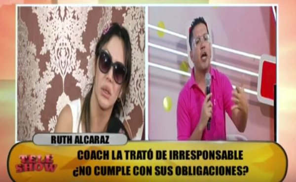 Fuerte pelea entre Ruth Alcaráz y Pianito